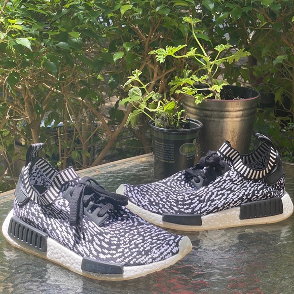 adidas Other - Adidas NMD_R1 Black & White Primeknit Sneakers